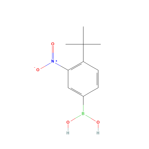 4-TERT-BUTYL-3-NITROBENZENEBORONIC ACID (CAS: 871329-54-3) - Related Chemical Product