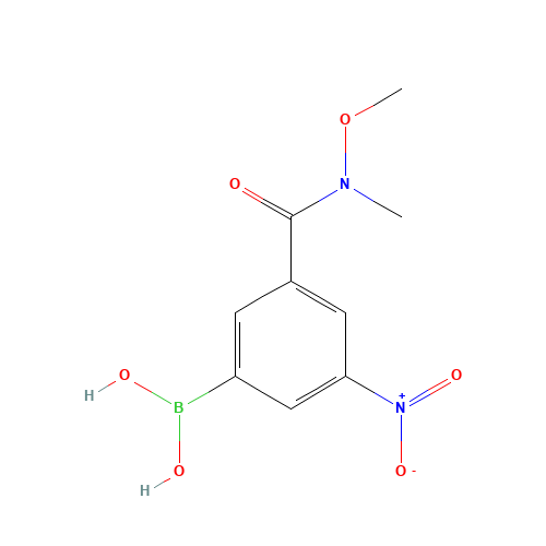 3-[METHOXY(METHYL)CARBAMOYL]-5-NITROPHENYLBORONIC ACID (CAS: 871332-84-2) - Related Chemical Product