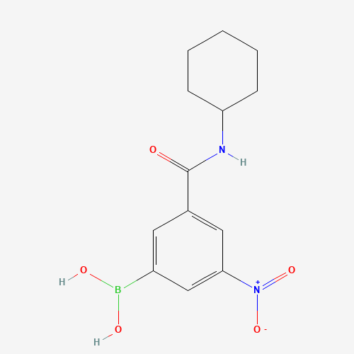 3-(CYCLOHEXYLCARBAMOYL)-5-NITROPHENYLBORONIC ACID (CAS: 871332-85-3) - Related Chemical Product