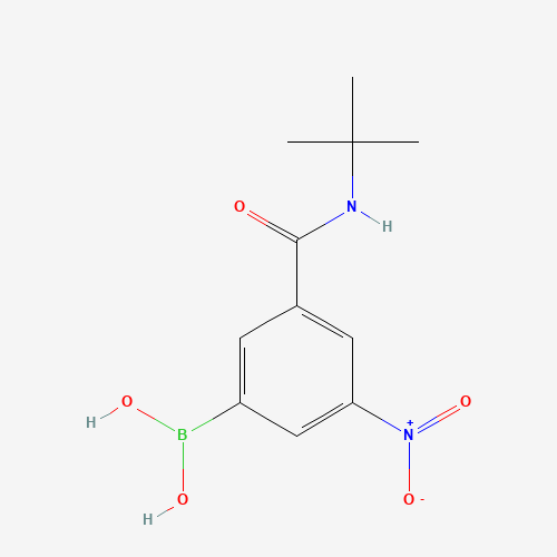 3-(T-BUTYLCARBAMOYL)-5-NITROPHENYLBORONIC ACID (CAS: 871332-87-5) - Related Chemical Product