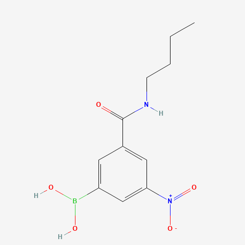3-(N-BUTYLCARBAMOYL)-5-NITROPHENYLBORONIC ACID (CAS: 871332-89-7) - Related Chemical Product
