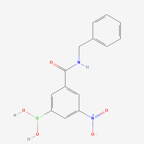 3-(BENZYLCARBAMOYL)-5-NITROPHENYLBORONIC ACID (CAS: 871332-90-0) - Related Chemical Product