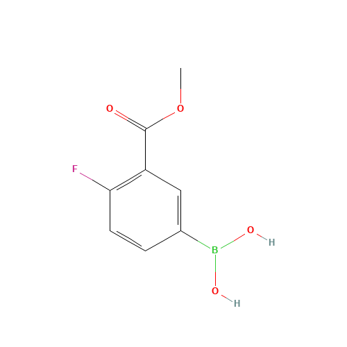 4-Fluoro-3-(methoxycarbonyl)phenylboronic acid (CAS: 874219-35-9) - Related Chemical Product