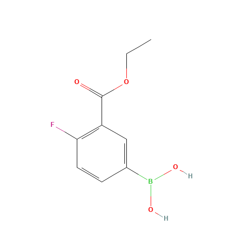 3-ETHOXYCARBONYL-4-FLUOROPHENYLBORONIC ACID (CAS: 874219-36-0) - Related Chemical Product