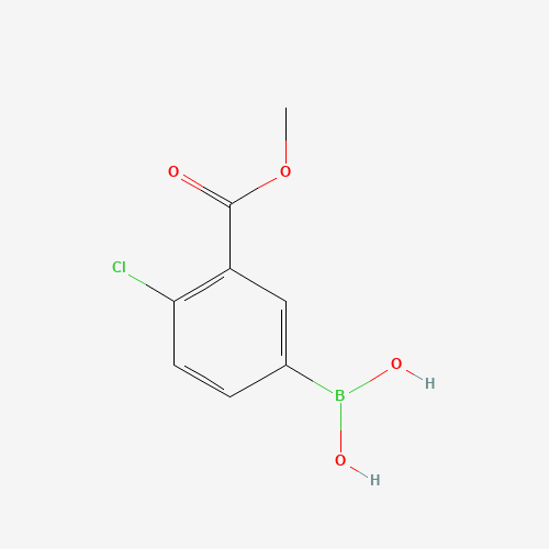4-CHLORO-3-(METHOXYCARBONYL)PHENYLBORONIC ACID (CAS: 874219-45-1) - Related Chemical Product