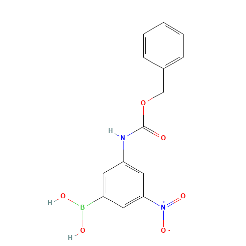 3-(BENZYLOXYCARBONYLAMINO)-5-NITROPHENYLBORONIC ACID (CAS: 874219-56-4) - Related Chemical Product