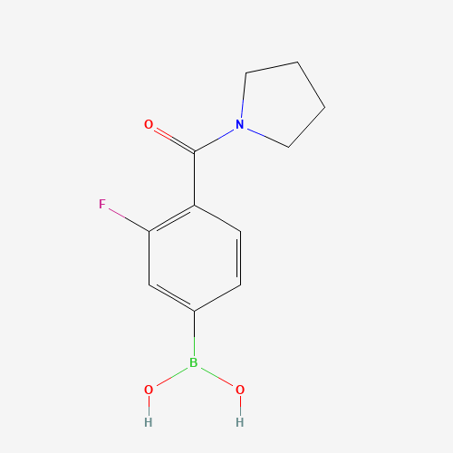 3-FLUORO-4-(PYRROLIDINE-1-CARBONYL)PHENYLBORONIC ACID (CAS: 874289-09-5) - Related Chemical Product
