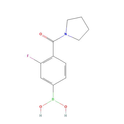3-FLUORO-4-(PYRROLIDINE-1-CARBONYL)PHENYLBORONIC ACID (CAS: 874289-09-5) - Related Chemical Product