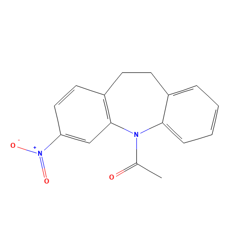 1-(3-Nitro-10,11-dihydro-5H-dibenzo[b,f]azepin-5-yl)ethanone (CAS: 79752-03-7) - Related Chemical Product
