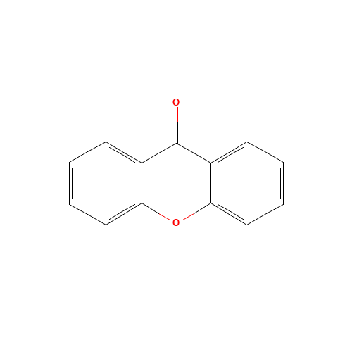 Xanthone (CAS: 90-47-1) - Chemical Structure and Molecular Formula 