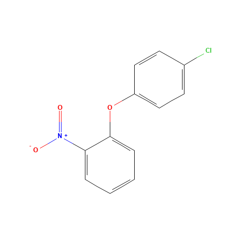 1-[(4-Chlorophenyl)oxy]-2-nitrobenzene (CAS: 39145-47-6) - Chemical Structure and Molecular Formula 