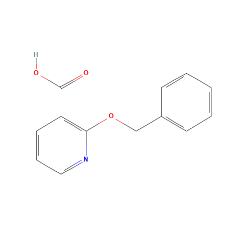 2-BENZYLOXY-NICOTINIC ACID (CAS: 14178-18-8) - Chemical Structure and Molecular Formula 