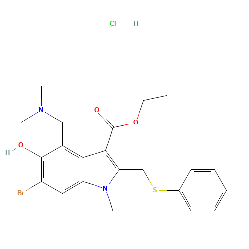 ARBIDOL HYDROCHLORIDE (CAS: 131707-23-8) - Related Chemical Product