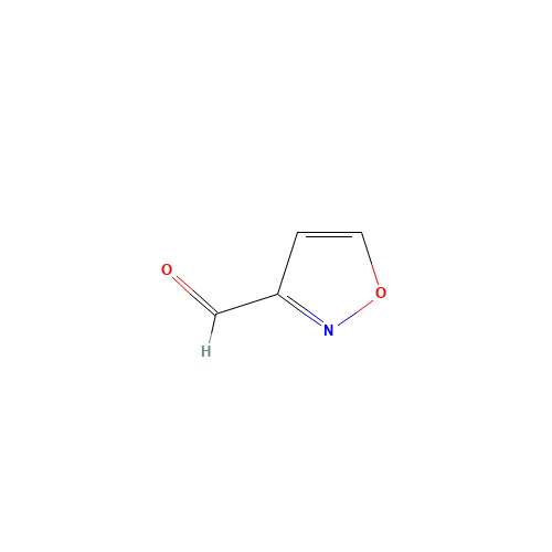 Isoxazole-3-carbaldehyde (CAS: 89180-61-0) - Chemical Structure and Molecular Formula 