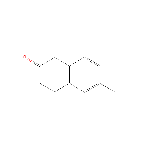 6-METHYL-2-TETRALONE (CAS: 31706-57-7) - Chemical Structure and Molecular Formula 