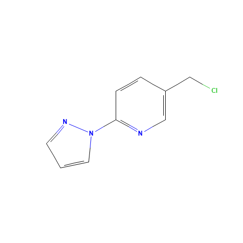 5-Chloromethyl-2-(pyrazol-1-yl)pyridine (CAS: 748796-39-6) - Related Chemical Product