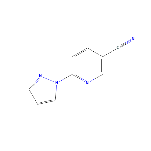 6-(1H-PYRAZOL-1-YL)NICOTINONITRILE (CAS: 956568-52-8) - Related Chemical Product