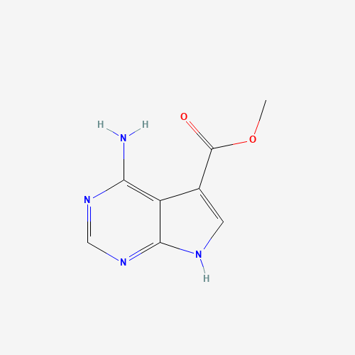 1H-Pyrrolo[2,3-d]pyrimidine-5-carboxylicacid,4-amino-,methylester(9CI) (CAS: 126149-77-7) - Related Chemical Product