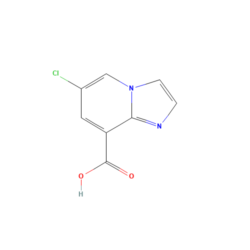 6-CHLORO-IMIDAZO[1,2-A]PYRIDINE-8-CARBOXYLIC ACID (CAS: 155735-02-7) - Related Chemical Product