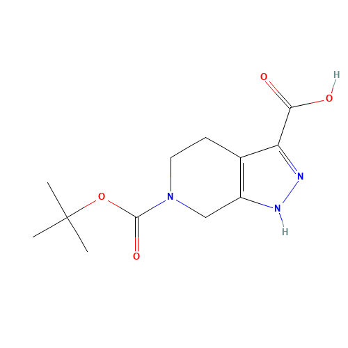 6H-Pyrazolo[3,4-c]pyridine-3,6-dicarboxylic acid,1,4,5,7-tetrahydro-,6-(1,1-dimethylethyl) ester (CAS: 821785-76-6) - Related Chemical Product