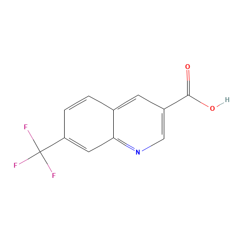 7-(TRIFLUOROMETHYL)QUINOLINE-3-CARBOXYLIC ACID (CAS: 71082-51-4) - Related Chemical Product