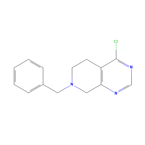7-BENZYL-5,6,7,8-TETRAHYDRO4-CHLORO-PYRIDO[3,4-D]PYRIMIDINE HYDROCHLORIDE (CAS: 192869-80-0) - Related Chemical Product