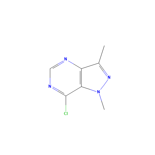 7-chloro-1,3-dimethyl-1H-pyrazolo[4,3-d]pyrimidine (CAS: 89239-18-9) - Related Chemical Product