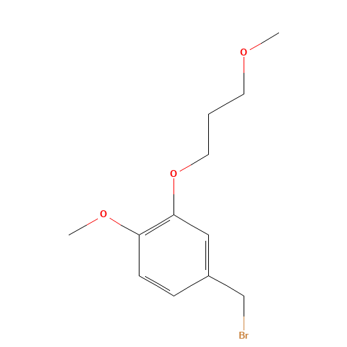 Benzene,4-(bromomethyl)-1-methoxy-2-(3-methoxypropoxy)- (CAS: 172900-73-1) - Related Chemical Product
