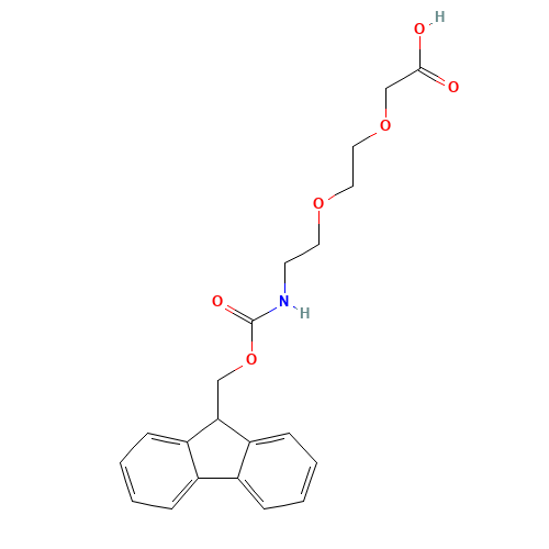 [2-[2-(Fmoc-amino)ethoxy]ethoxy]acetic acid (CAS: 166108-71-0) - Related Chemical Product