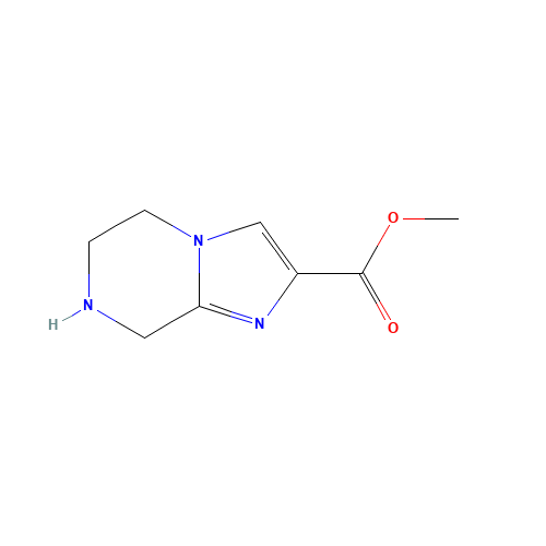 Imidazo[1,2-a]pyrazine-2-carboxylic acid,5,6,7,8-tetrahydro-,methyl ester (9CI) (CAS: 91476-81-2) - Related Chemical Product