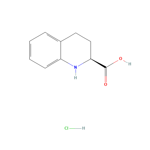 L-1,2,3,4-TETRAHYDRO-QUINOLINE-2-CARBOXYLIC ACID HYDROCHLORIDE (CAS: 63430-98-8) - Related Chemical Product
