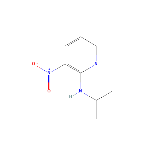 N-isopropyl-3-nitropyridin-2-amine (CAS: 26820-67-7) - Chemical Structure and Molecular Formula 