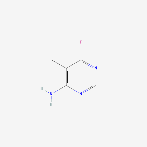 Pyrimidine,4-amino-6-fluoro-5-methyl-(8CI) (CAS: 18260-69-0) - Chemical Structure and Molecular Formula 