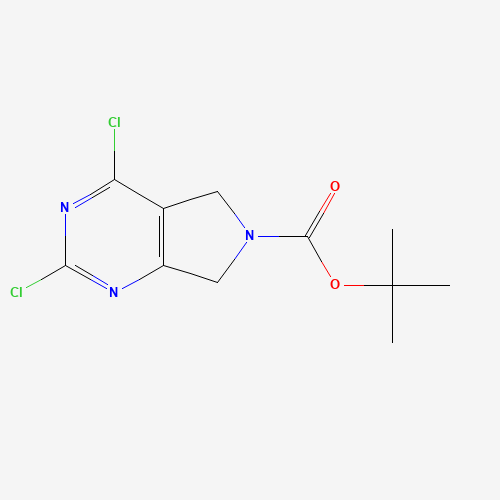 TERT-BUTYL 2,4-DICHLORO-5H-PYRROLO[3,4-D]PYRIMIDINE-6(7H)-CARBOXYLATE (CAS: 903129-71-5) - Related Chemical Product