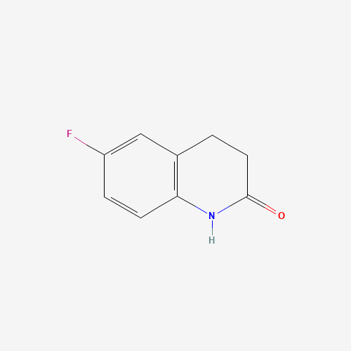 6-FLUORO-3,4-DIHYDROQUINOLIN-2(1H)-ONE (CAS: 75893-82-2) - Chemical Structure and Molecular Formula 