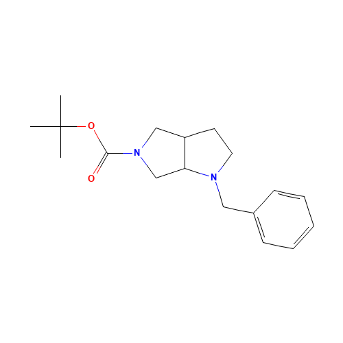 TERT-BUTYL 1-BENZYLHEXAHYDROPYRROLO[3,4-B]PYRROLE-5(1H)-CARBOXYLATE (CAS: 132414-80-3) - Related Chemical Product