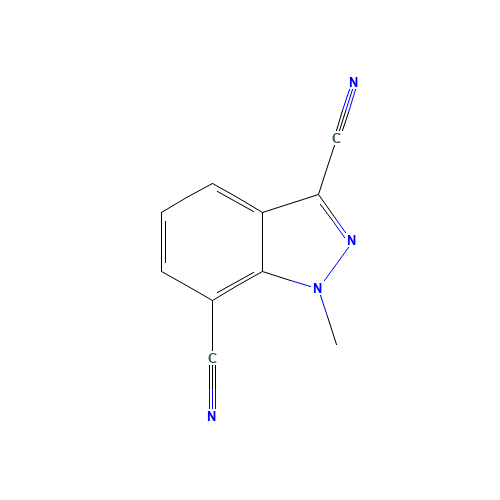 1H-INDAZOLE-3,7-DICARBONITRILE,1-METHYL- (CAS: 256228-69-0) - Related Chemical Product
