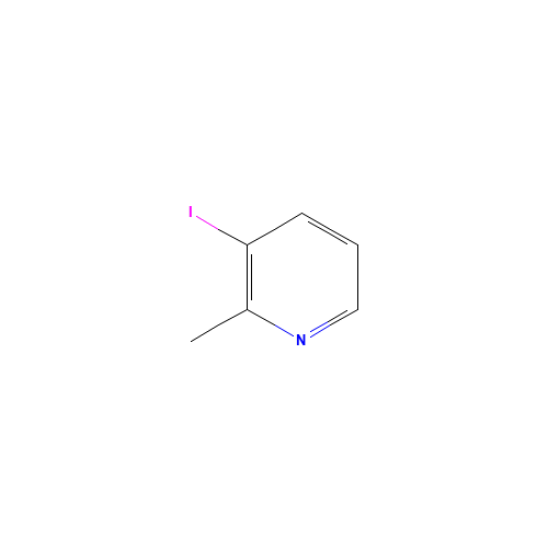 3-Iodo-2-methylpyridine (CAS: 15112-62-6) - Chemical Structure and Molecular Formula 