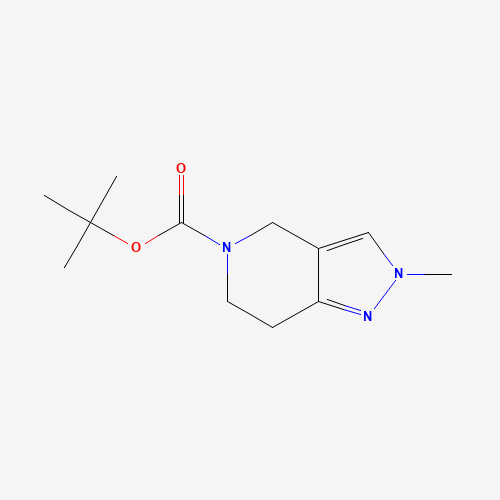 2-METHYL-2,4,6,7-TETRAHYDRO-5H-PYRAZOLO[4,3-C]PYRIDINE-5-CARBOXYLIC ACID,TERT-BUTYL ESTER (CAS: 100501-57-3) - Related Chemical Product