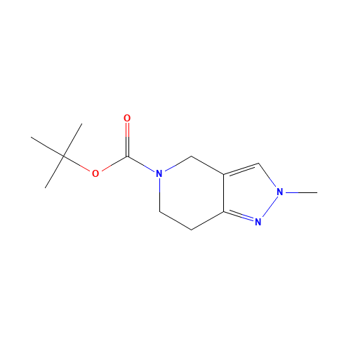 2-METHYL-2,4,6,7-TETRAHYDRO-5H-PYRAZOLO[4,3-C]PYRIDINE-5-CARBOXYLIC ACID,TERT-BUTYL ESTER (CAS: 100501-57-3) - Related Chemical Product