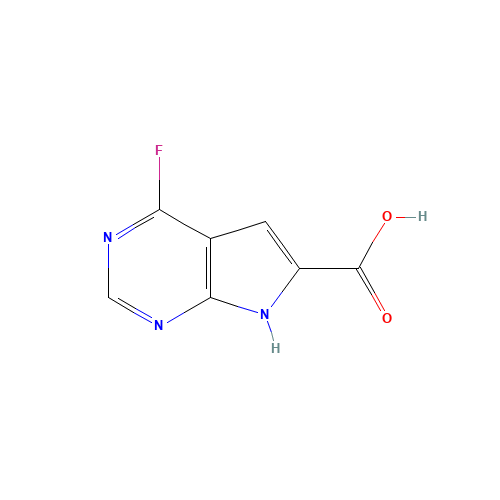 4-fluoro-7H-pyrrolo[2,3-d]pyrimidine-6-carboxylic acid (CAS: 1016241-81-8) - Related Chemical Product