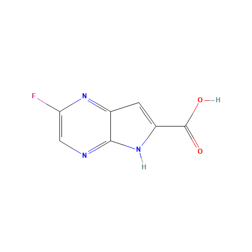 2-fluoro-5H-pyrrolo[3,2-b]pyrazine-6-carboxylic acid (CAS: 1016241-84-1) - Related Chemical Product