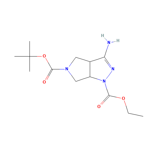 5-tert-butyl 1-ethyl 3-amino-3a,4,6,6a-tetrahydropyrrolo[3,4-c]pyrazole-1,5-dicarboxylate (CAS: 1053656-67-9) - Related Chemical Product