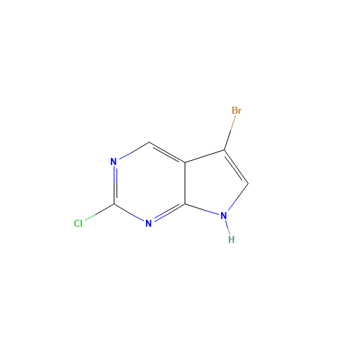 5-Bromo-2-chloro-7H-pyrrolo[2,3-d]pyrimidine (CAS: 1060816-58-1) - Related Chemical Product
