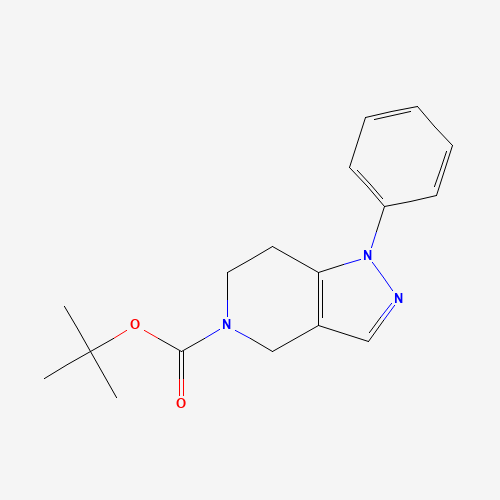 5-Boc-1-Phenyl-1,4,6,7-tetrahydropyrazolo[4,3-c]pyridine (CAS: 1075729-08-6) - Related Chemical Product