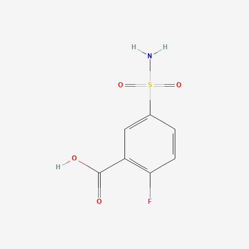 2-Fluoro-5-sulfamoyl-benzoic acid (CAS: 112887-25-9) - Related Chemical Product