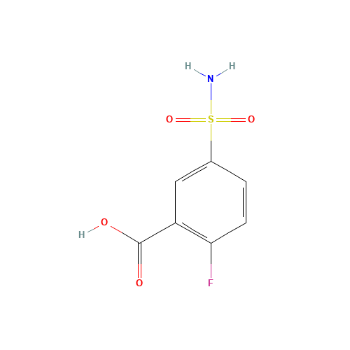 2-Fluoro-5-sulfamoyl-benzoic acid (CAS: 112887-25-9) - Related Chemical Product