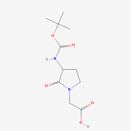 2-(3-(TERT-BUTOXYCARBONYLAMINO)-2-OXOPYRROLIDIN-1-YL)ACETICACID (CAS: 116339-45-8) - Related Chemical Product