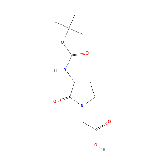 2-(3-(TERT-BUTOXYCARBONYLAMINO)-2-OXOPYRROLIDIN-1-YL)ACETICACID (CAS: 116339-45-8) - Related Chemical Product