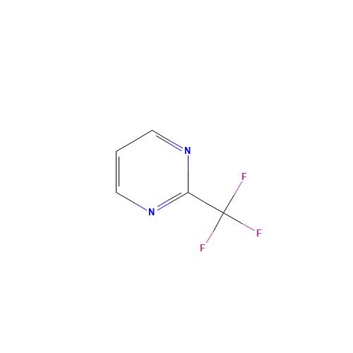 2-Trifluoromethylpyrimidine (CAS: 116470-67-8) - Chemical Structure and Molecular Formula 